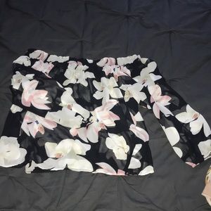 Over the shoulder top